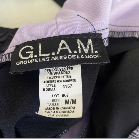 Woman’s purple and black beaded dress. Fits woman’s size medium - Picture 4 of 4